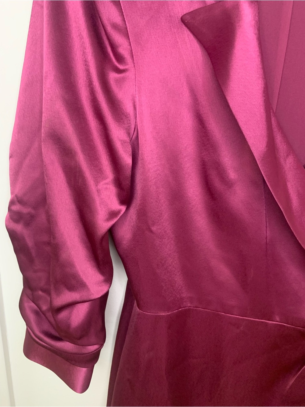 CINQ A SEPT dress mini sz 4 luxurious Magenta - Picture 3 of 11